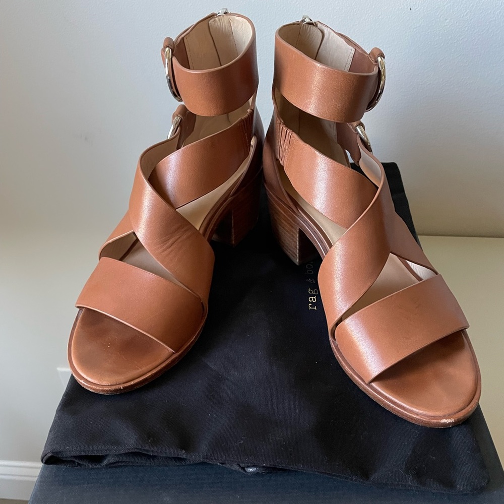 Rag & Bone Mari Sandals Tan 37